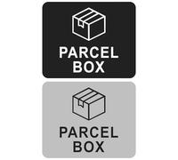Lot De 2 Panneaux De Décoration En Acrylique Pour Boîte À Colis, Autocollants Auto-Adhésifs Pour Boîte À Colis