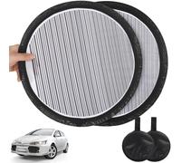 Lot de 2 panneaux de détection de bosses pliables pour voiture, panneau réflecteur de lumière rayée avec sac de rangement, panneau flexible pour réparation des rayures et des dommages causés par la