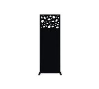 Lot de 2 Panneaux Décoratifs - Casanoov - SUNNY - H.160cm - Noir - Motifs sur le haut