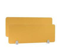 Lot de 2 panneaux d'intimité antibruit pour bureau - Absorption du bruit et réduction de la distraction visuelle pour bureau ou professionnel (rouge, 30 x 100 cm)