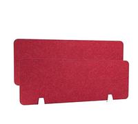 Lot de 2 panneaux d'intimité pour bureau ou maison - Réduction du bruit et réduction du bruit - Rouge - 30 x 60 cm
