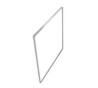 Lot de 2 panneaux en PVC transparent, épaisseur 0,8 mm, for la fabrication de modèles(100x100x0.8mm)