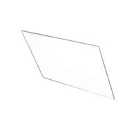 Lot de 2 panneaux en PVC transparent, épaisseur 0,8 mm, for la fabrication de modèles(100x150x0.8mm)