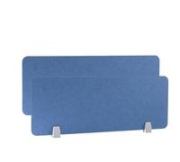 Lot de 2 panneaux insonorisants et anti-distraction visuelle pour bureau - 30 x 100 cm - Rouge