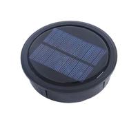 Lot de 2 panneaux solaires de rechange étanches de 10 cm, unité supérieure à LED, panneaux solaires de rechange pour lumières, marche/arrêt automatique, LED haute efficacité pour cour, jardin,