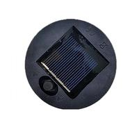 Lot de 2 panneaux solaires de rechange étanches de 7 cm, unité supérieure à LED, panneaux solaires de rechange pour lumières, marche/arrêt automatique, LED haute efficacité pour cour, jardin,