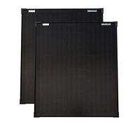 Lot de 2 panneaux solaires mono 50 W Noir 630 x 545 x 35 92084