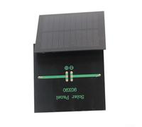Lot de 2 panneaux solaires monocristallins 1,1 W 5 V efficaces pour mini tableau de charge pour éclairage extérieur LED jardin bricolage électronique jouets projets