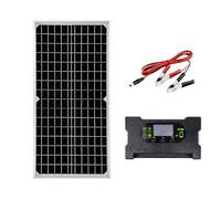 Lot de 2 panneaux solaires monocristallins efficaces 16 W 12 V pour systèmes de charge quotidienne et hors réseaux solaires portables