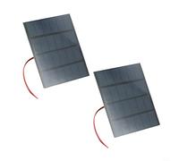 Lot de 2 panneaux solaires multi-usage 1 5 W avec fil pour lampes de jardin et applications de bricolage