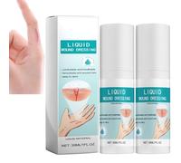 Lot de 2 pansements liquides, 30 ml - Imperméables - Gel de guérison des plaies - Pour petites coupures, éraflures, plaies