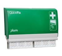 Lot de 2 pansements Plum QuickFix Refill Elastic (90 pansements) + distributeur de pansements Prune