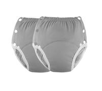 Lot de 2 pantalon incontinence, culottes de soins pour incontinence, lavables et réutilisables sous-vêtements anti-fuites(Gray,X-Large)