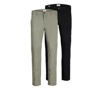 Jack & Jones Pantalon Marco Dave Akm Lot de 2 Vert/Noir Taille 30/34 Homme