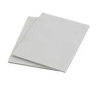 Lot de 2 papiers abrasifs ponceuse rectangulaire pour contour non perforés 140mm x 115mm double grain Norton