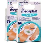 Lot de 2 paquet de 6 pansements de maïs pour les pieds, pansements coricides pour cors aux pieds calleux, protection des pieds orteils - Diamètre 2 cm -JUANIO- G