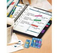 Lot de 2 paquets de 5 blocs, 20 marque-pages chacun, étroits coloris assortis classiques G