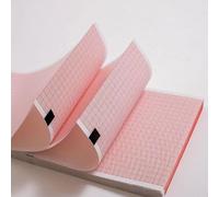 Lot de 2 paquets de papier ECG pour machines Mortara ELI 250, ELI 350, compatible avec Mortara 9100-026-50, chaque lot de 200 feuilles de papier ECG quadrillé en Z 21,6 x 27,9 cm x 200 feuilles