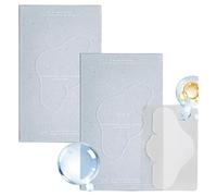 Lot de 2 paquets de patchs nasaux anti-points noirs, bandes de nez, bandes hydrocolloïdes pour le nettoyage des pores, absorption d'huile, convient à tous les types de peau