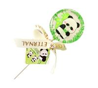 Lot de 2 paquets de sucettes panda JGFWAT sans saccharose, collations chinoises, délicieux cadeaux de collation, adaptés pour partager avec la famille et les amis (40 g)