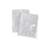 Lot de 2 paquets d'environ 700 dômes en verre transparent demi-rond à dos plat pour bricolage, scrapbooking, travaux manuels, fabrication d'étuis de téléphone portable