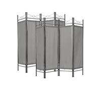 Lot de 2 paravents modulables en 2, 3 ou 4 parties gris