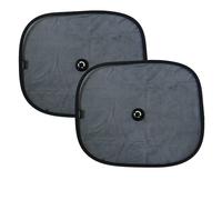 Lot de 2 pare-soleil à ventouse ezi sun stopper noir TU