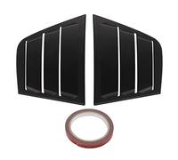 Lot de 2 pare-soleil de fenêtre latérale en ABS pour grille d'aération 2011 à 2021, protection de fenêtre latérale arrière résistante à l'usure et garniture de style, (Style régulier)