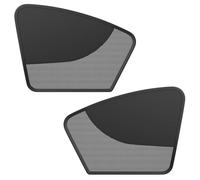 Lot de 2 pare-soleil magnétiques pour fenêtre de voiture, avec demi-ombre, en maille, bloque la chaleur et les rayons UV