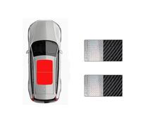 Lot De 2 Pare-soleils Toit Ouvrant pour Toyota pour Harrier pour Venza XU80 2021-2024, Pare-Soleil Panoramique, Anti-UV Pare Soleils pour Pare-Brise(SilverBlack)