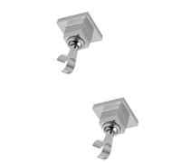 Lot de 2 parenthèses de montage de douche d'angle modifiables en mélange de métal permanent pour tête de propriétaire