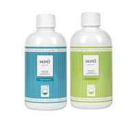 Lot de 2 parfums concentrés Muhà pour lessive de 400 ml - parfums intenses - parfum durable, grand format, usage universel en machine (mer d'hiver + Fitness Power)