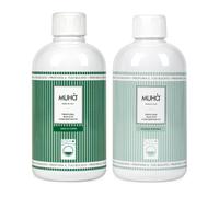 Lot de 2 parfums concentrés Muhà pour lessive de 400 ml - parfums intenses - parfum durable, grand format, usage universel en machine (air de capri + eau marine)