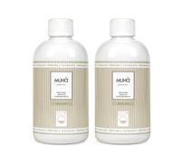 Lot de 2 parfums concentrés Muhà pour lessive de 400 ml - parfums intenses - parfum durable, grand format, usage universel en machine (lait doux + lait sucré)