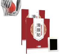 Lot de 2 patchs adhésifs spéciaux pour douleurs au genou et synovite, patch d'acupuncture du genou 2024, patch de synovite, patchs anti-douleur au genou pour soulager les douleurs articulaires