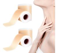 Lot de 2 patchs de cicatrices en silicone, imperméables, 4 x 150 cm, pour cicatrices, réutilisables, en silicone, pour section C, opérations, brûlures, acné, doux pour la peau, respirants
