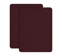 Lot de 2 patchs de réparation pour cuir de meubles - Ruban adhésif solide pour canapés, sièges de voiture, armoires, sacs, patchs anti-rayures pour premiers secours - Marron rougeâtre - 20,3 x 30,5 cm