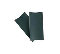 Lot de 2 patchs en cuir synthétique - Émeraude lumineuse - Autocollant - 10 x 20 cm