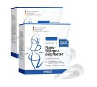 Lot de 2 patchs minceur à micro-aiguilles nano - Pour perte de poids - Pour brûler les graisses au niveau du ventre - Taille du seau - Graisse du ventre - Anti-cellulite
