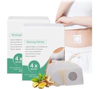 Lot de 2 patchs minceurs naturels respirants pour raffermir la peau, hommes et femmes, patchs minceurs pour perte de poids, doux et sûrs