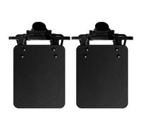 Lot de 2 patchs oculaires à clipser pour lunettes - Boucliers en plastique robuste pour tir à l'arc et correction du strabisme, conforme aux normes internationales, pour écoles et clubs