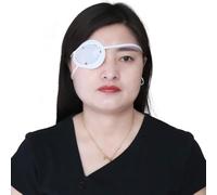 Lot de 2 patchs pour chirurgie de la cataracte - Bords recouverts - Pour la récupération des yeux - Respirants après chirurgie - Protection oculaire - Blanc