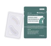 Lot De 2 Patchs Pour Les Yeux Avec Micro-aiguilles Dissolvantes, Masque Pour Les Yeux Avec Micro-aiguilles Dissolvantes Avec Acide Hyaluronique Et Peptides, Patchs Hydratants Pour Les Yeux
