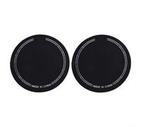 Lot de 2 patchs pour pédale de grosse caisse à usage unique et double - Protège les peaux de batterie, augmente l'attaque - Lot de 2 (A)