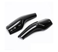 Lot De 2 Patchs Rénovation Intérieure pour Tesla pour Model 3 pour Model Y 2022-2023 Protection Colonne Changement Vitesse en ABS Moulages Intérieurs(Bright Black)