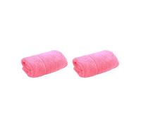 Lot de 2 patins à glace pour salle de bain - Très absorbants - Rose