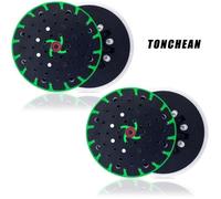 Lot de 2 patins de ponçage aspirants 150 mm - Compatible Festool Rotex RO, ETS 150, LEX 150 - Pour surfaces planes et courbes-LEX150