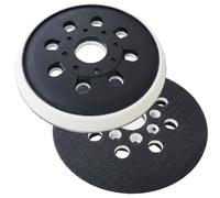 Lot de 2 patins de ponçage auto-agrippants de 125 mm, Disques Abrasifs pour Ponceuse, compatibles avec Bosch PEX220 PEX220A Skil 7402 7490 OE : 2609000750