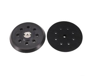 Lot de 2 patins de ponçage de 125 mm, crochet souple et plaque de support pour ponceuses SXE 325 et Intec 425, support de disque de rechange hautement élastique résistant à la chaleur