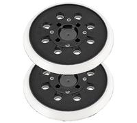 Lot de 2 patins de rechange pour ponceuse orbitale Bosch PEX 300AE 400AE 4000AE - 125 mm